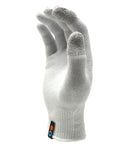 Antibacterial Touchscreen Gloves w/EcoZinc - Large - Mens - White