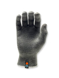 Antibacterial Touchscreen Gloves w/EcoZinc - Medium - Youth - College Gray