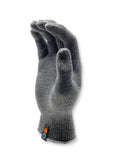 Antibacterial Touchscreen Gloves w/EcoZinc - Large - Men's - College Gray